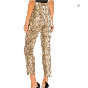 Lovers + Friends Pants - Faux Leather Snakeskin Pants Lovers + Friends Pants - Faux Leather Snakeskin Pants